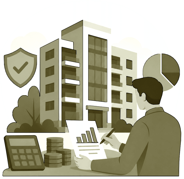 Illustration of transparent condominium financial management